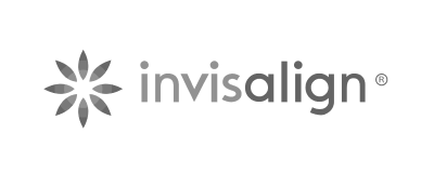 Invisalign official logo, offering discreet teeth straightening solutions.